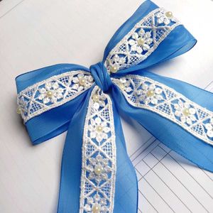 💙Blue Hairbow Clip 🎀