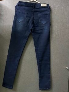 Bebe Premium Dark Indigo Skinny Jeans