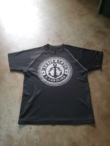 vintage raglan black tee