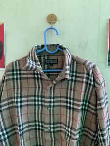 Plaid Long Sleeve overshirt