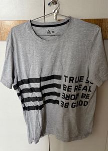Reebok Grey Graphic T-Shirt
