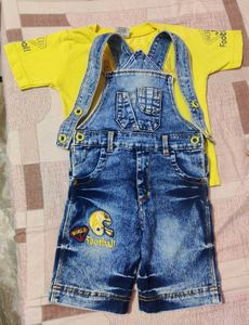 Cute Boy's Outfit - Dungree