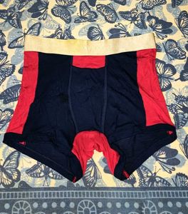 Men's Boxer Briefs - Navy & Red