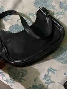 Stylish Black Hobo Shoulder Bag