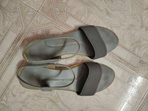 Elegant Gray Women's Sandals_rs.250