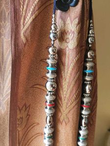 Boho Oxidized Mirror Work Necklace Set