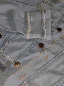 Light Blue Denim Jacket Size XL