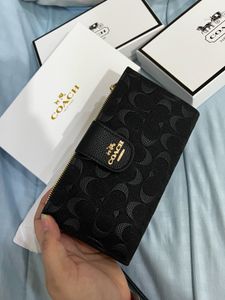 Coach Black Signature Wallet