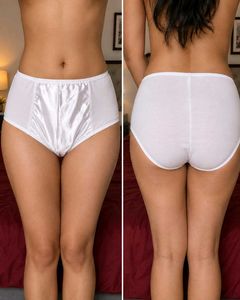 White High-Waist Brief Panty