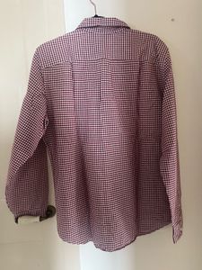 GAP SHIRT - Men's Red Gingham Button-Down Shir