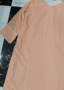 Plain Georgette Kurti