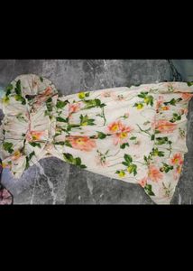 Floral Off-Shoulder Maxi Dress