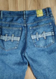 Vintage Flared Denim Jeans