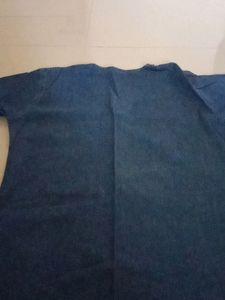 Denim Short Kurta