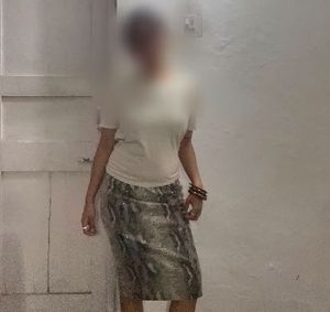 y2k Sequin Snake Print Midi Skirt