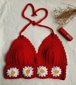 German  Square  Crochet  Bikini   Top