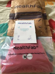 HealthFab Red &amp; Black Period Panty