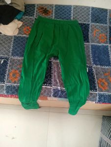 Green Ethnic Palazzo Pants