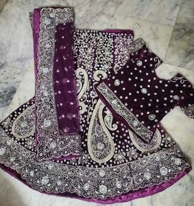 Gorgeous Velvet Lehenga Choli Set