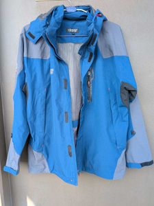 Teal &amp; Grey Outdoor Jacket
