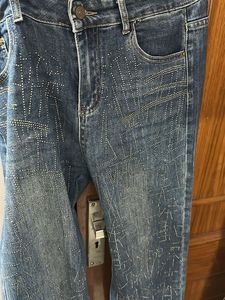 Y2K Sparkly Straight Fit Jeans