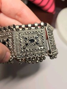 Navratri Silver Choker Necklace