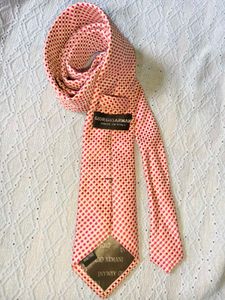 Giorgio Armani Pink Geometric Tie