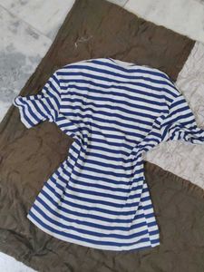 Y2k Striped Casual Top Shirt