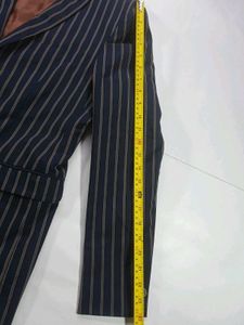 Men's Striped Blazer