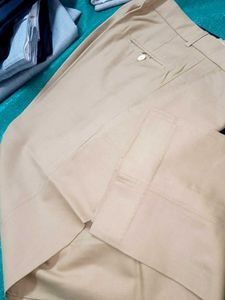 Classic Beige Chinos 32 s with full lenth margin