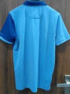 louis Philippe Men's Blue Polo T-Shirt
