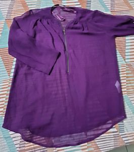 stylish gorgette top size Xl