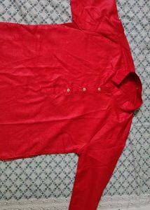 Elegant Red Kurta for Men