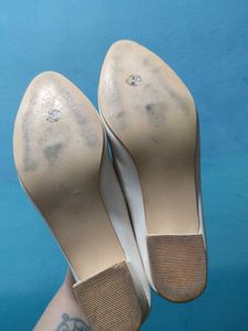 Cream heels