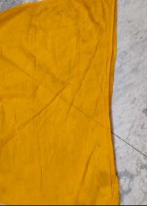 yellow wedding saree