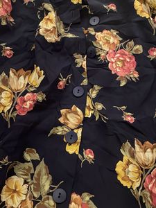 Vintage Floral Button-Up shirt