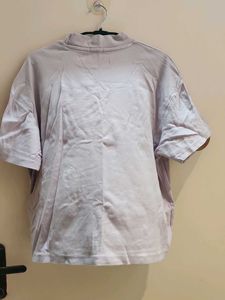 Casual Mock Neck T-Shirt