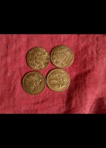4 Old Coins Of Gods 1818