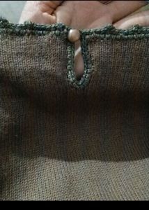 Vintage Brown Knit Sweater