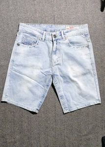 True Religion Light Wash Denim Shorts