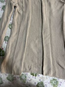 Ribbed Longline Cardigan