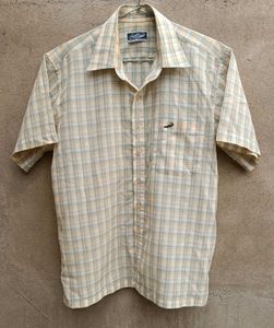 Classic Plaid Short Sleeve Men's Shirt
