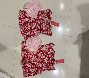 Red Floral frock