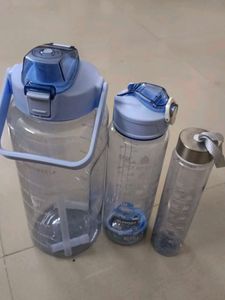 Motivational Water Bottle 3 in 1