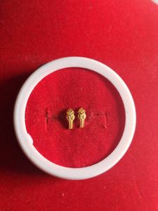 Elegant Gold Stud Earrings