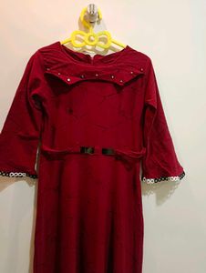 Elegant Red Maxi Dress