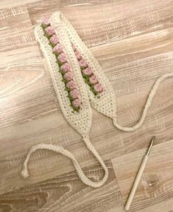 Crochet Floral Headband