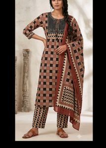 38 Size- Stylish Checkered Kurta