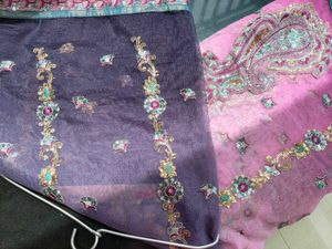 Party Wear Saree With Free Earrings