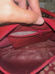 Chic Red Handbag